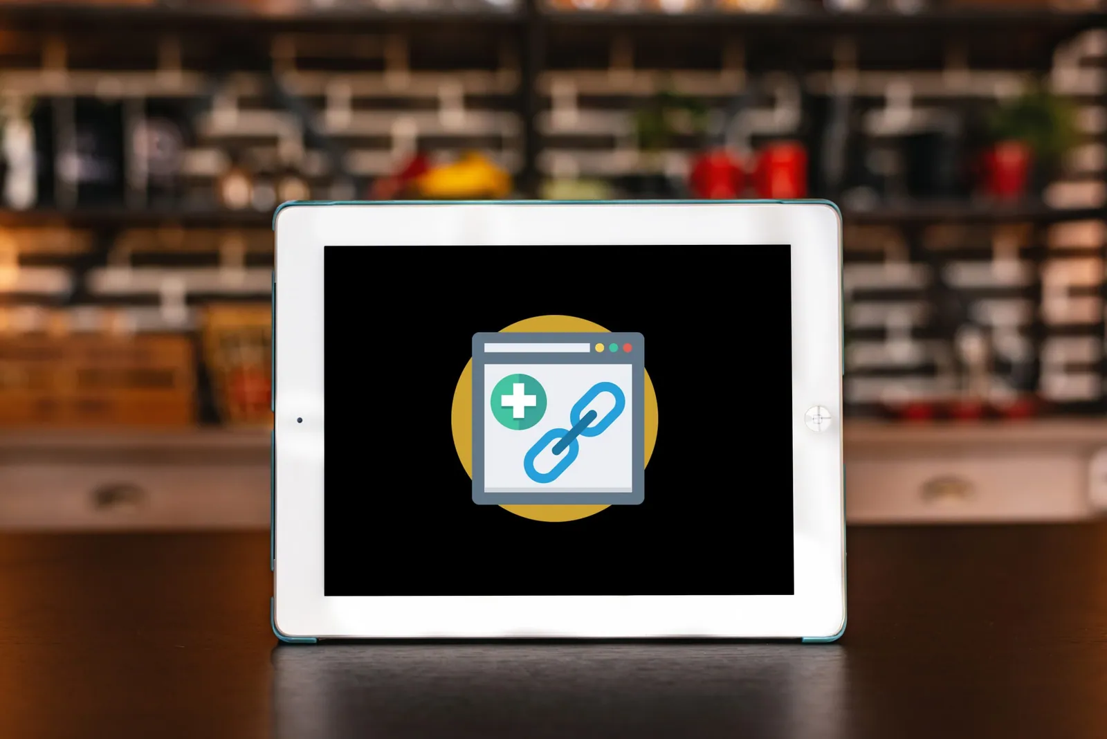 ipad mockup on wooden table indoors in the center 2022 12 16 11 35 33 utc