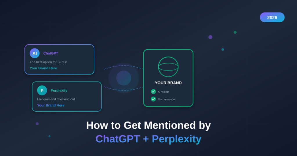 How to Get Your Brand Mentioned by ChatGPT & Perplexity in 2026