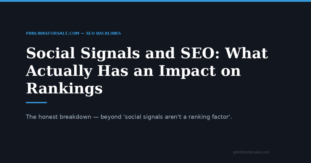 Sociální signály a SEO: Co má skutečný vliv na umístění ve vyhledávání